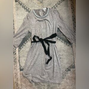 Monteau girl-Heather knit dress